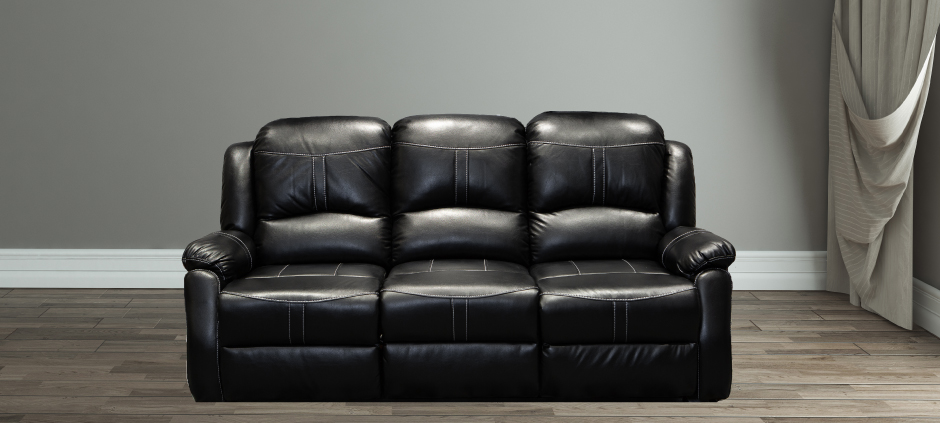 Lorraine Bel-Aire Deluxe Ebony Reclining Sofa by American Home Line